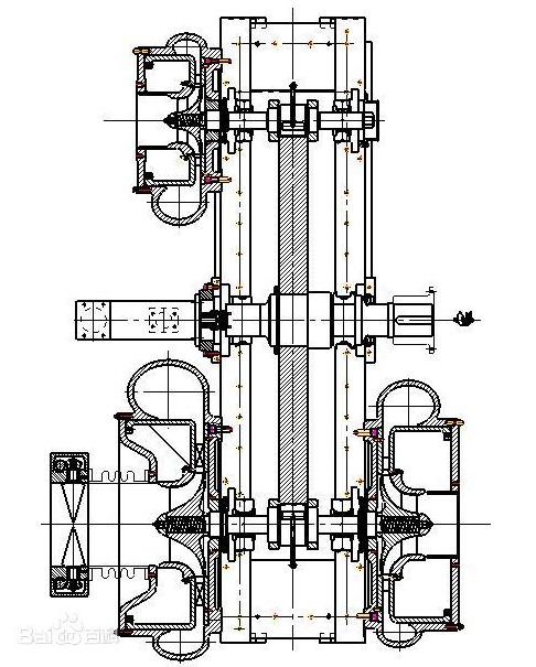 多轴型离心式压缩机